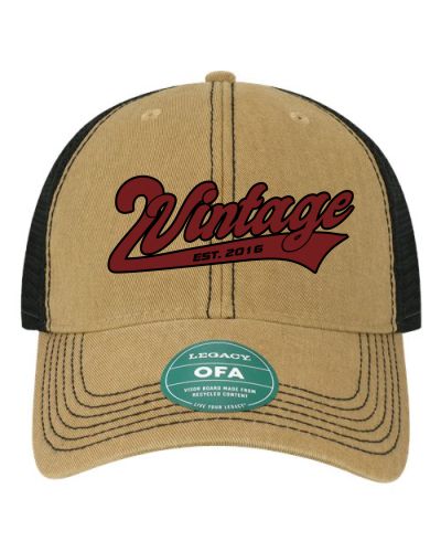 LIMITED EDITION 2vintage Tail Logo Cap - Khaki/Black