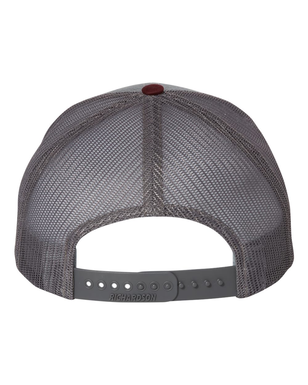 Mesh Back Trucker Cap with 2vintage Motorcycle Design Red